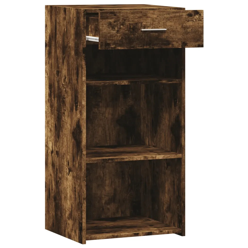 Credenza-Buffet-Armadio da cucina Rovere Fumo 45x42,5x93 cm in Legno Multistrato 516193