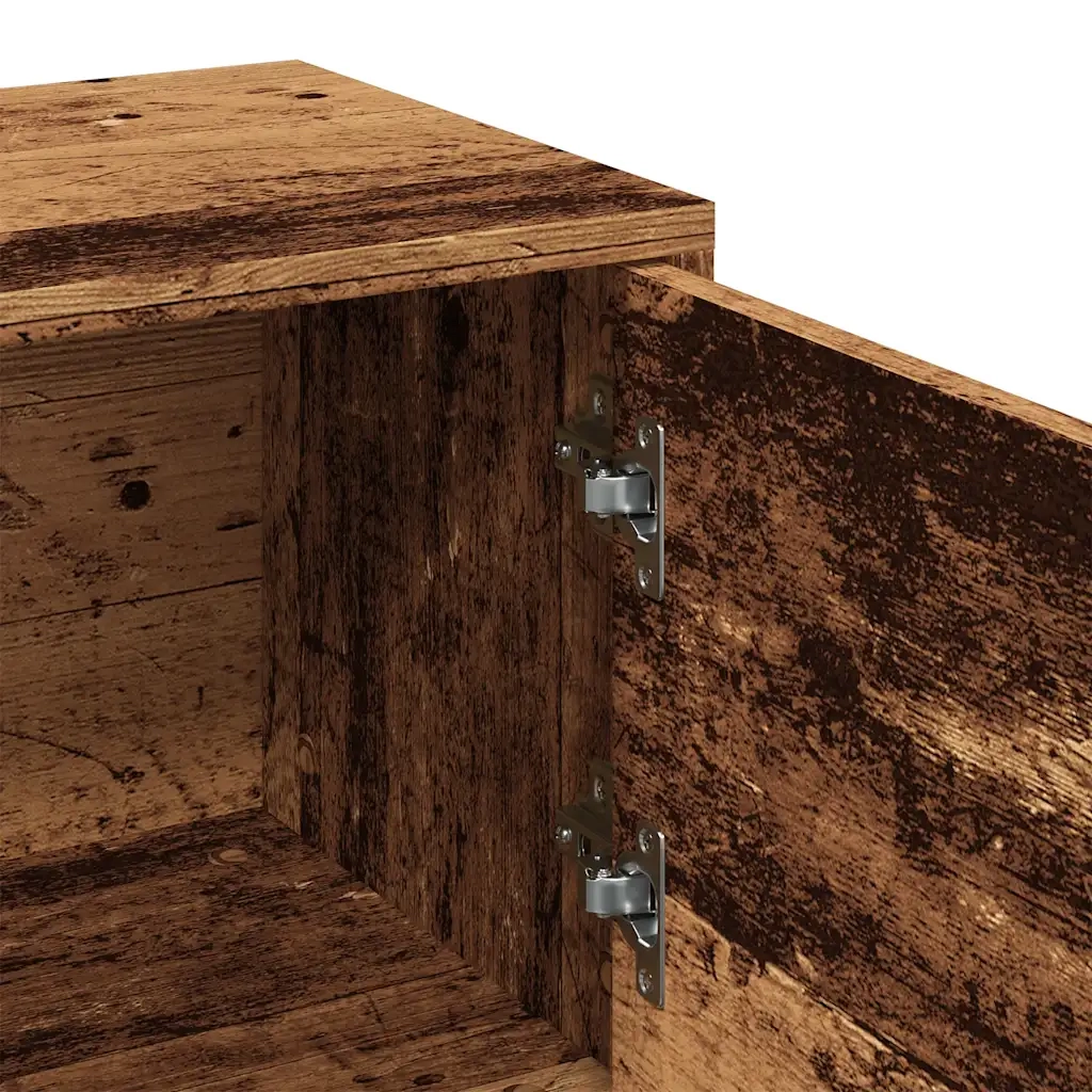 Mobile Porta TV Legno Antico 102x30x37,5 cm Legno Multistrato 855816