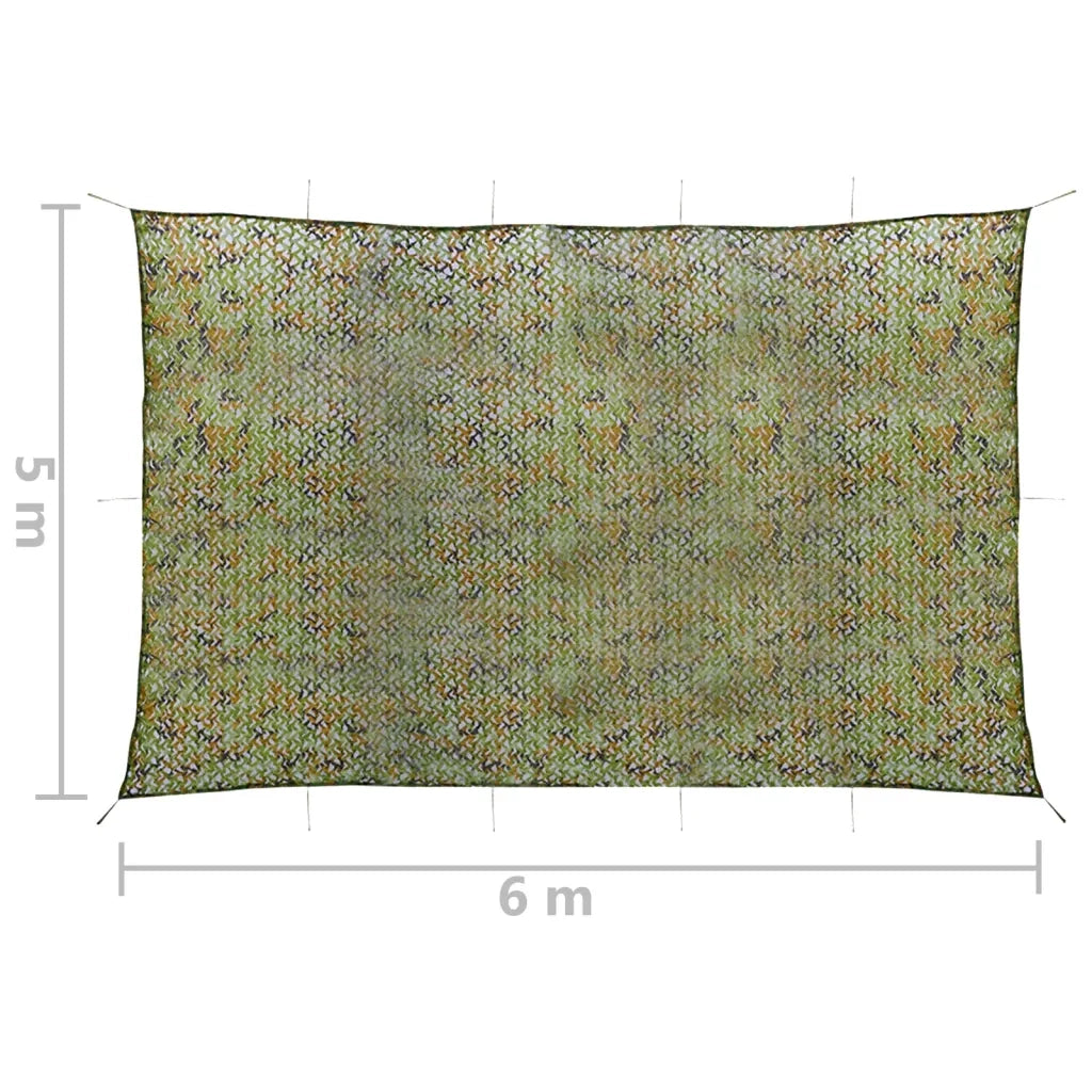 Rete Mimetica con Custodia 5x6 m Verde CFW4230454