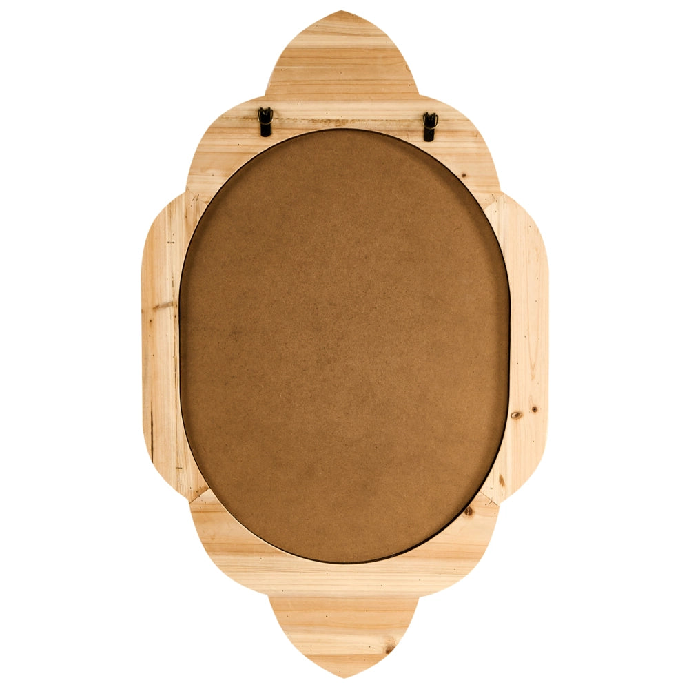 Specchio da parete con cornice in legno marrone chiaro Grande specchio da appendere Camera da letto Soggiorno Corridoio Stile tradizionale