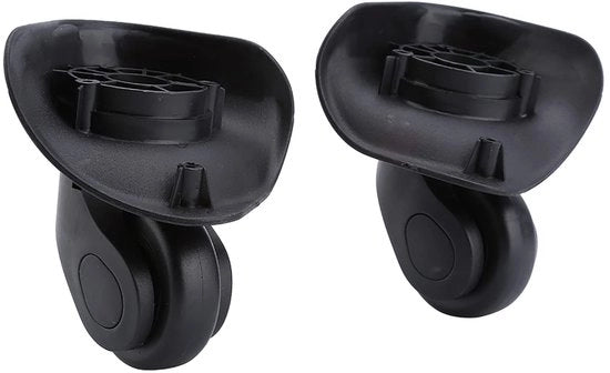 Ruote in PVC - Ammortizzate - Resistenti allo scorrimento - Antiscivolo - Sostenibili - Buon effetto d'assorbimento - Materiale di alta qualità in plastica - Ruote di carrello