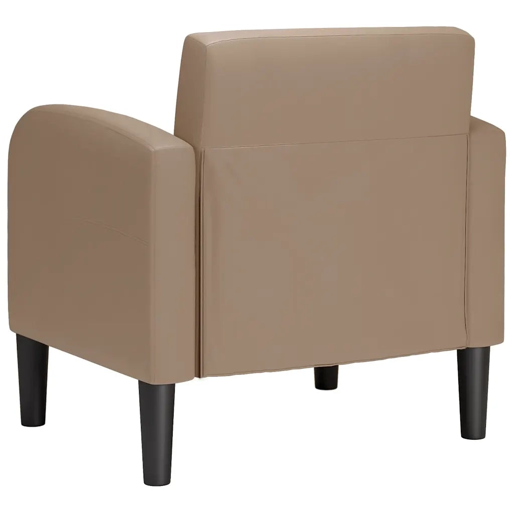 Divano Sedia con Braccioli Cappuccino 54 cm in Similpelle 4100533