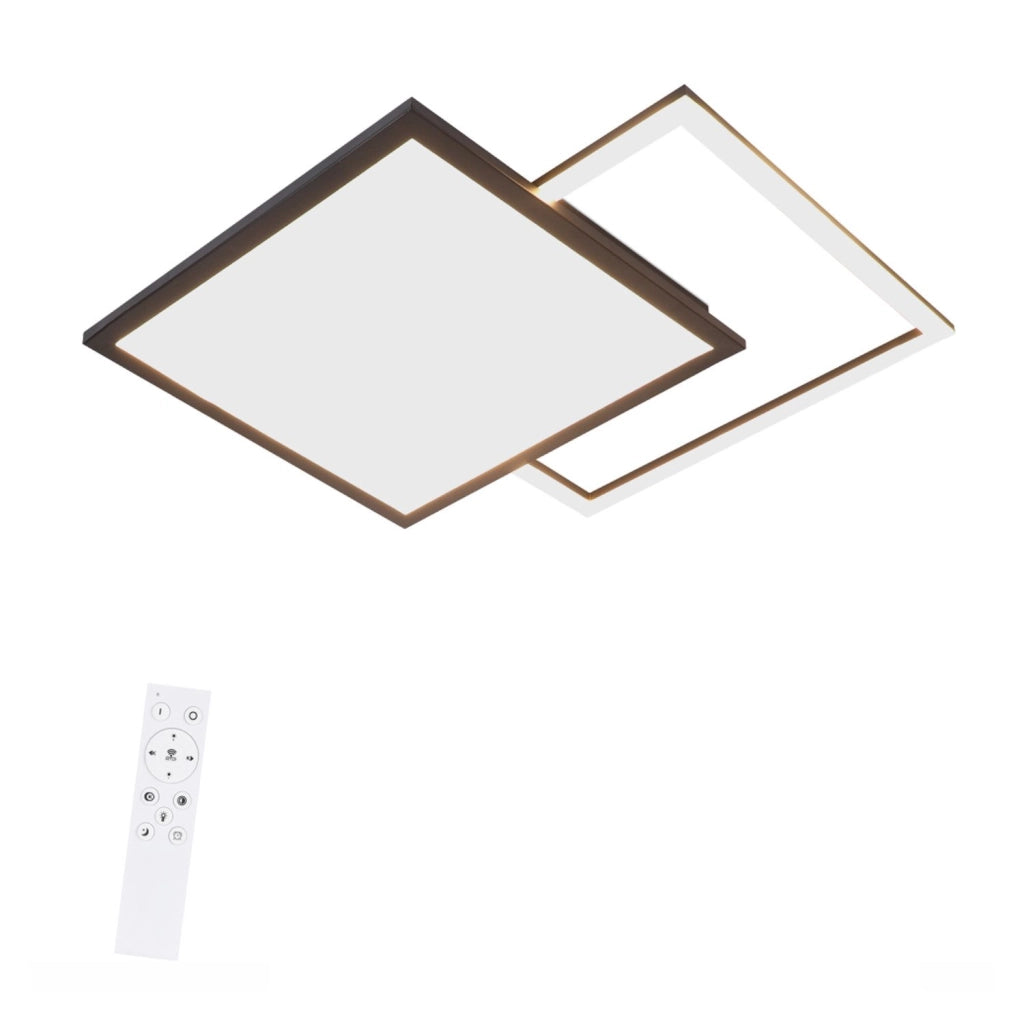 ZMH Lampada da soffitto plafoniera LED doppia stella 46W per soggiorno