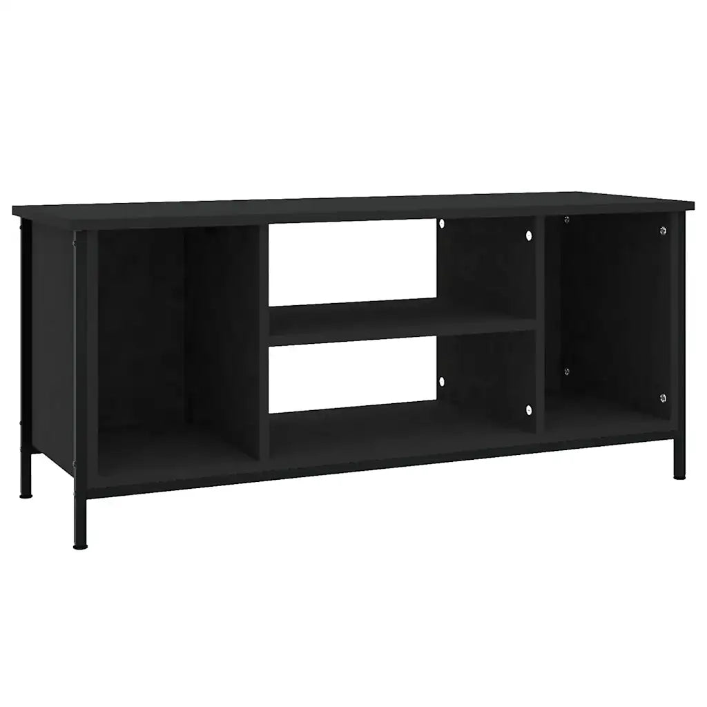 Mobile Porta TV Nero 102x35x45 cm in Legno Multistrato 826285