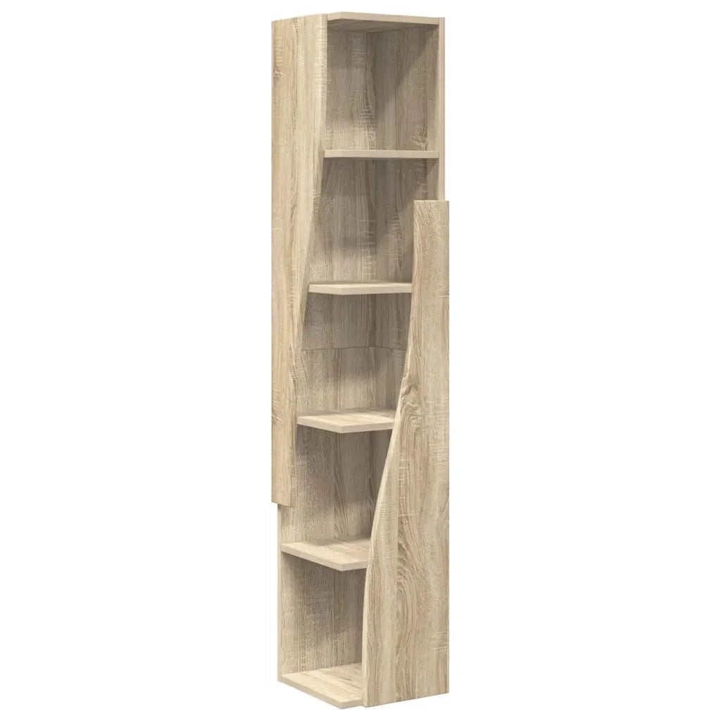 Mobile angolare Rovere Sonoma 27,5x27x140cm Legno multistrato