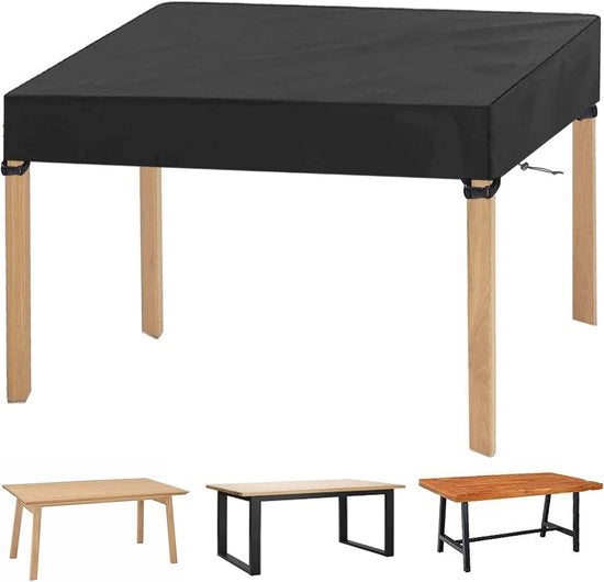 Copertura per tavolo impermeabile - Protezione per mobili da giardino, resistente ai raggi UV e alle intemperie (200 x 100 x 10 cm)