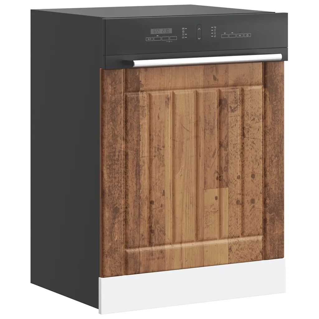 Pannello Lavastoviglie Lucca Legno Antico in Legno Multistrato 853905