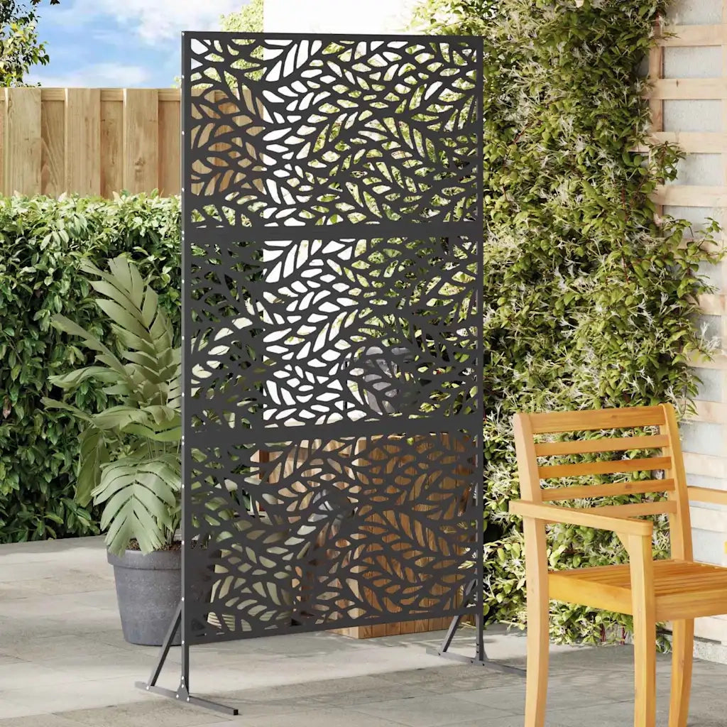 Schermo per Privacy Nero 100 x 50 x 180 cm Acciaio CFW6670731