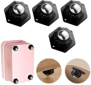 4 pezzi di ruote universali 360° rotanti autoadesive per mobili - Ruote per mobili, accessori cucina, scatole di conservazione, e bidoni della spazzatura