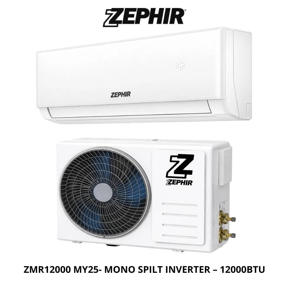 Climatizzatore monosplit zephir zmr12000my25 con wifi per 22 mq