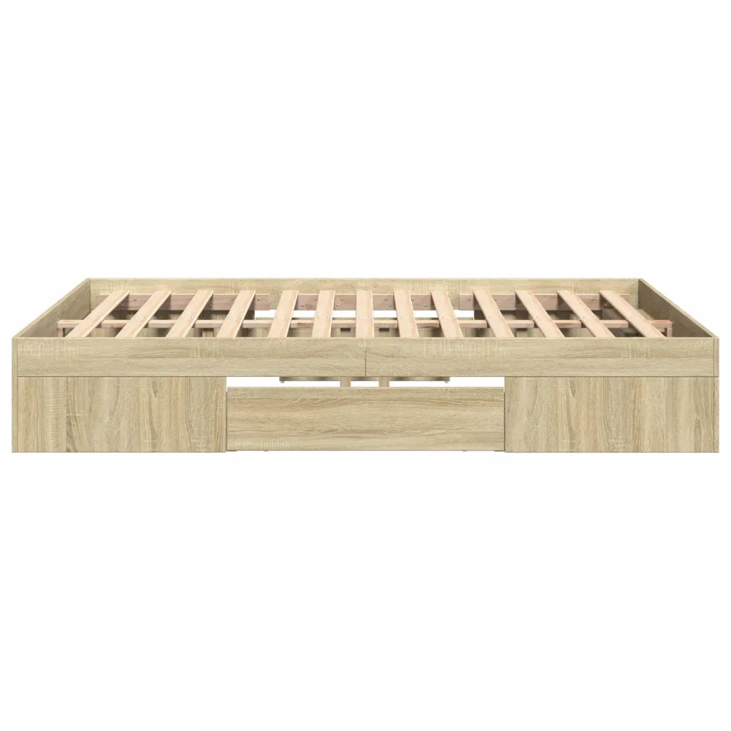 Giroletto senza Materasso Rovere Sonoma 140x190cm in Truciolato 3295501