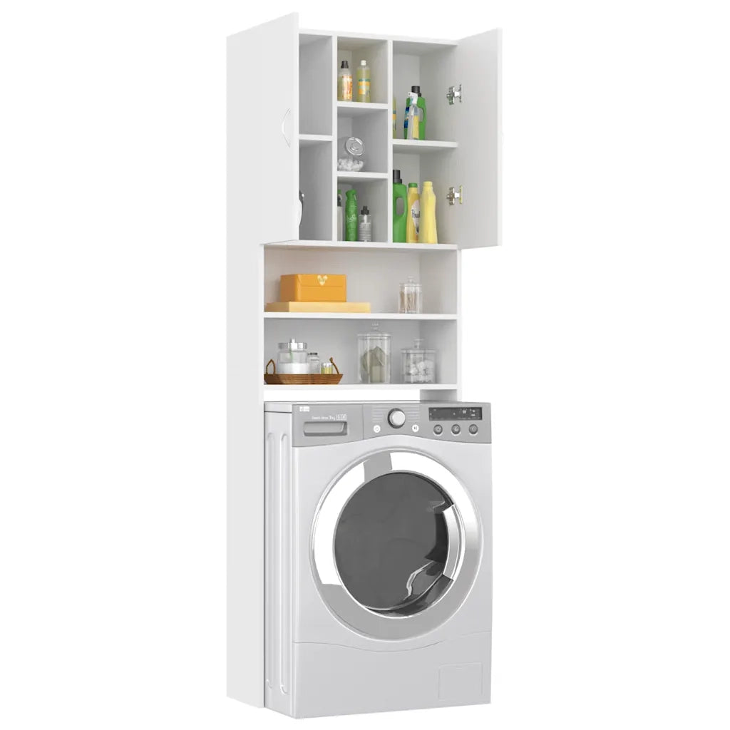 Mobile per Lavatrice Bianco 64x25,5x190 cm CFW2550764