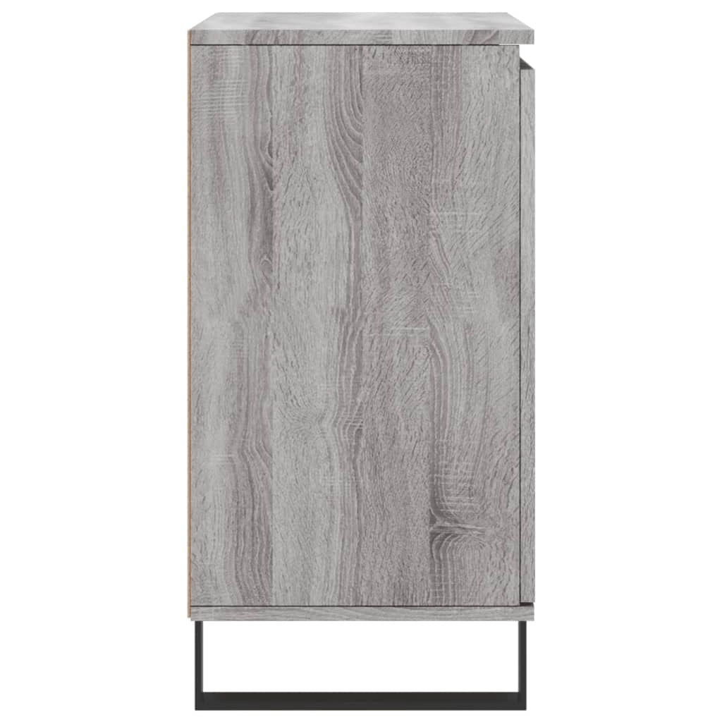 Buffet credenza cassettiera armadio mobile contenitore organizer cucina soggiorno Sonoma 60 x 35 x 70 cm legno ingegnerizzato grigio 02_0036415
