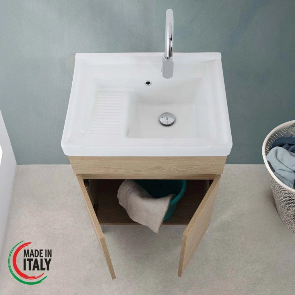 LAVATOIO 60X46,8XH81CM ROVERE DOLOMITE
