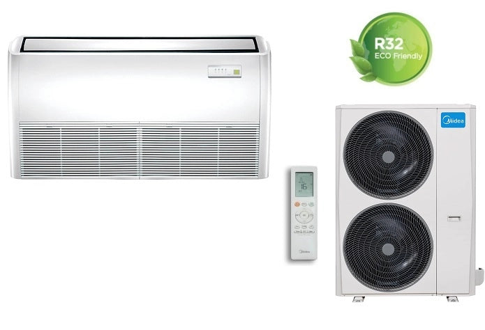 Climatizzatore Condizionatore Inverter Midea Soffitto/Pavimento 48000 btu MUE-48HRFNX R-32 A++ completo di comando TRIFASE - NOVITA