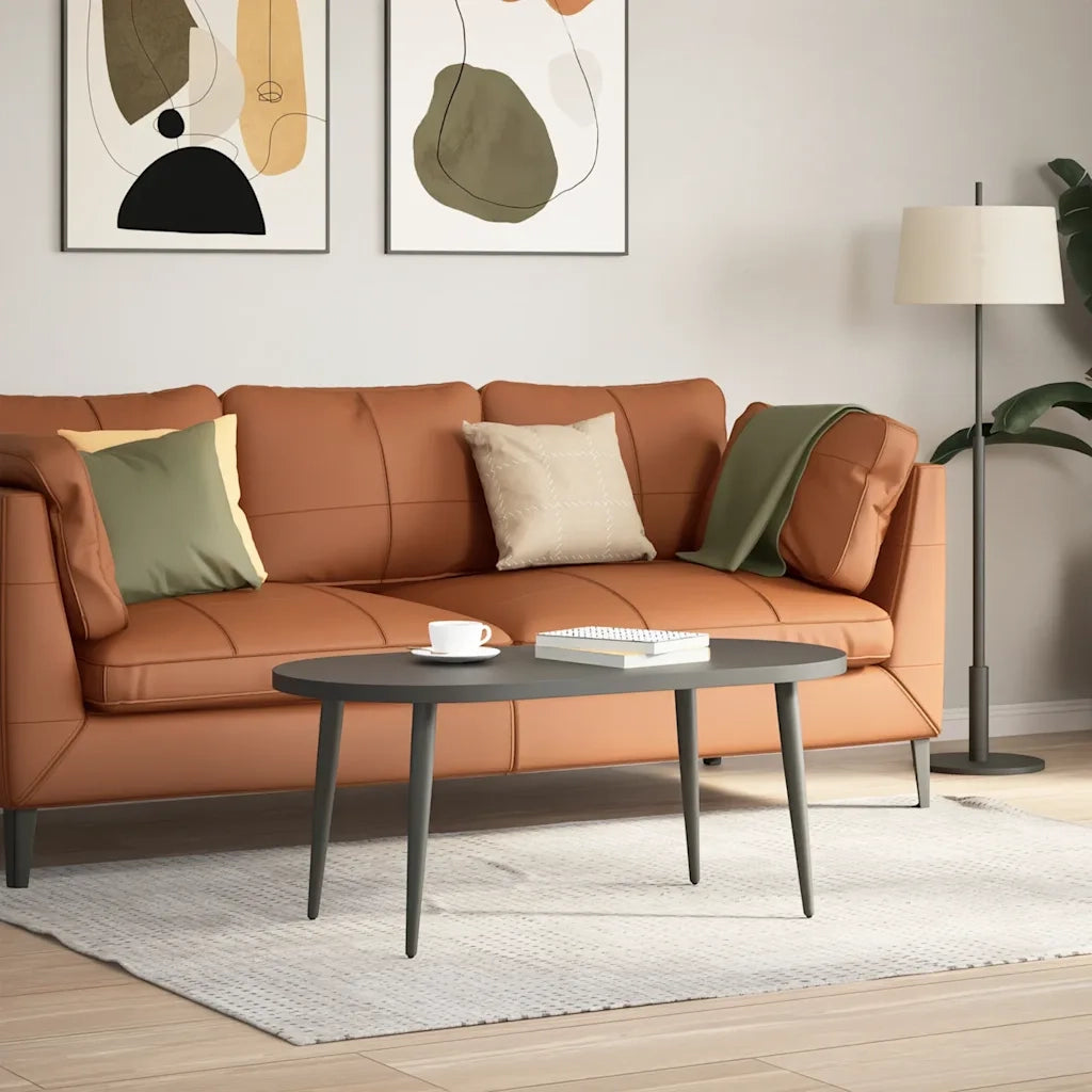 Gambe per Tavolino da Caffè Forma Conica 4 pz Antracite 42-43 cm Acciaio 4012514