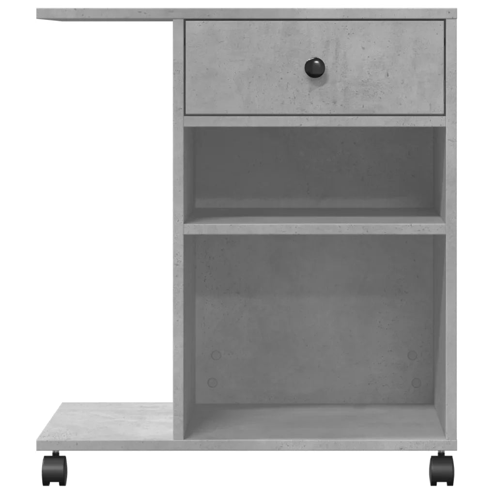 Supporto per Stampante con Ruote Grigio Cemento 60x40x68,5 cm CFW4300229