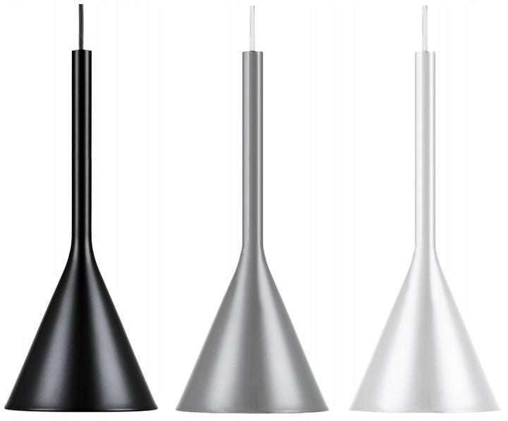 Lampada Da Soffitto Largo Grigia