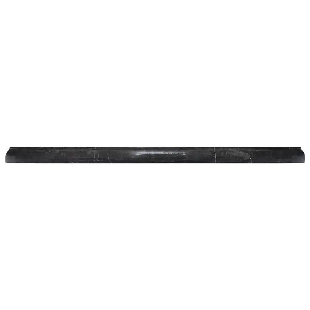 Piano per Tavolo Nero Ã˜50x2,5 cm in Marmo cod mxl 69341