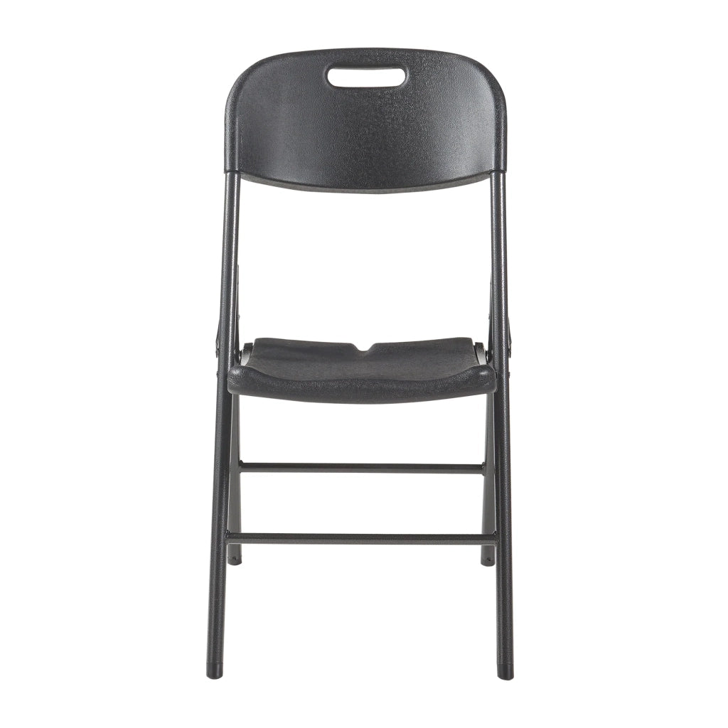 Set di 4 sedie pieghevoli 87 x 46 x 53 cm nere 03_0009844