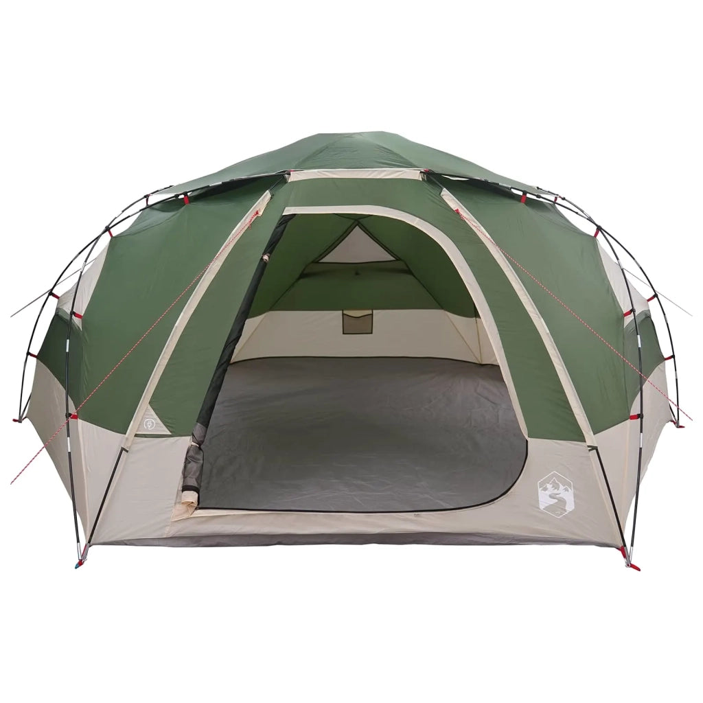 Tenda a cupola con tetto rimovibile-Tenda da campeggio Verde 8 persone