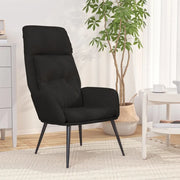 Poltrona Rilassante Nera in Similpelle Scamosciata cod mxl 15472