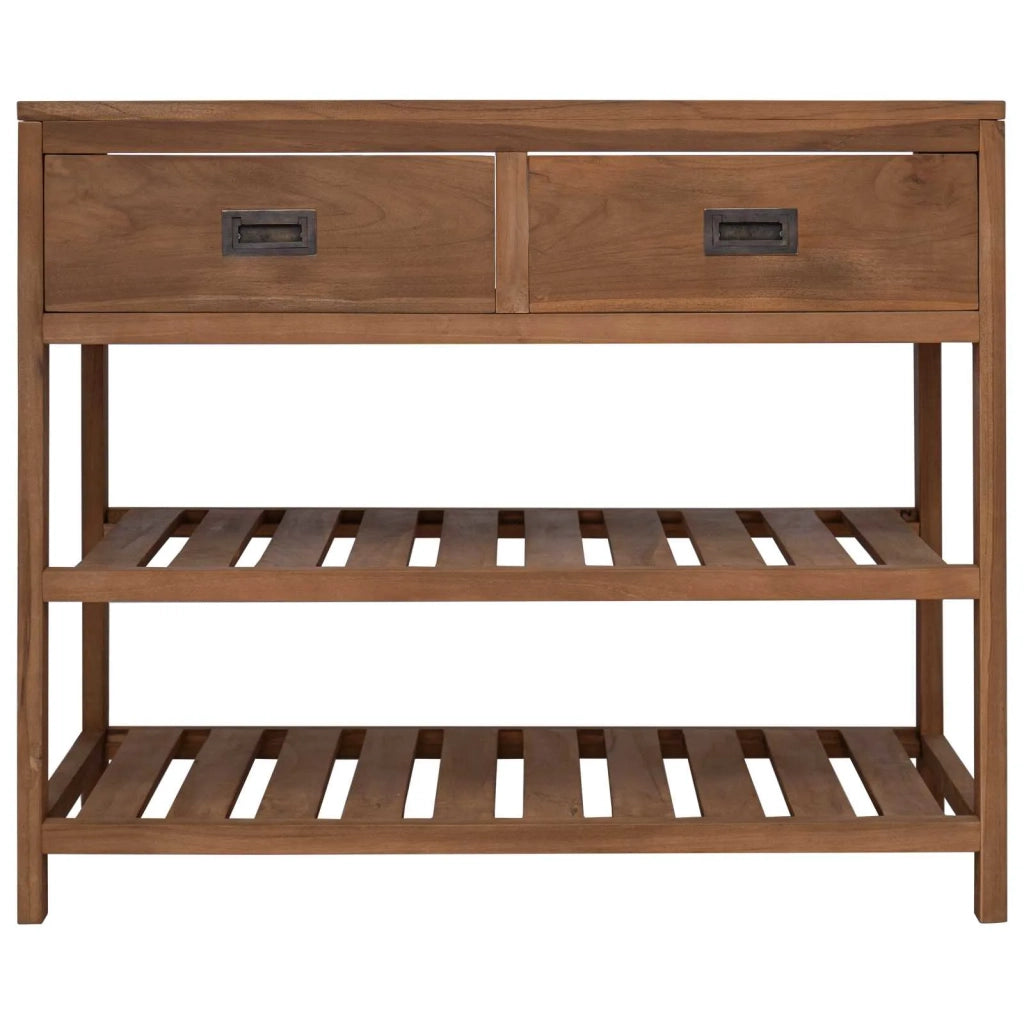 Mobile da Bagno Naturale 90 x 45 x 75 cm Legno di teak solido 42026908