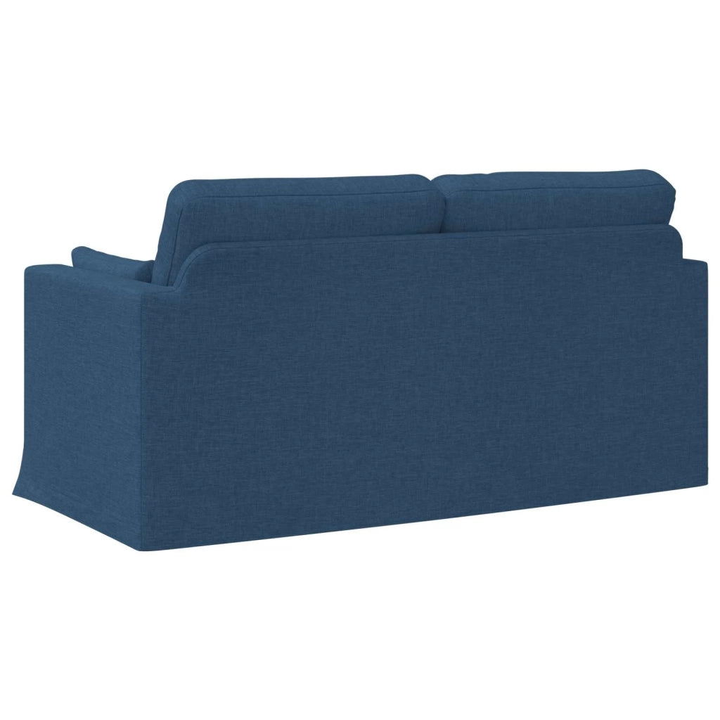 Divano | Divano da soggiorno | Sofa Blu 158 x 78 x 80 cm Tessuto