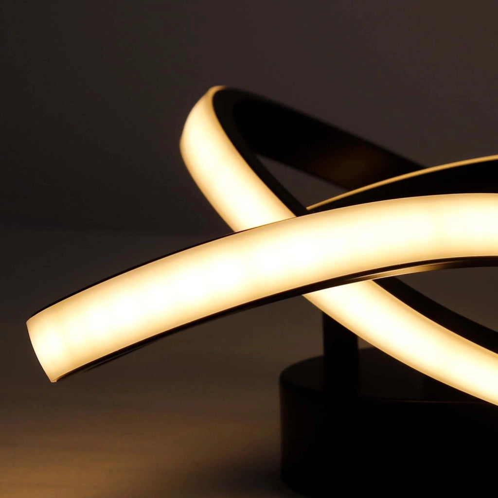 ZMH Lampada da soffitto plafoniera LED 3 pannelli intrecciati moderna per soggiorno camera letto corridoio