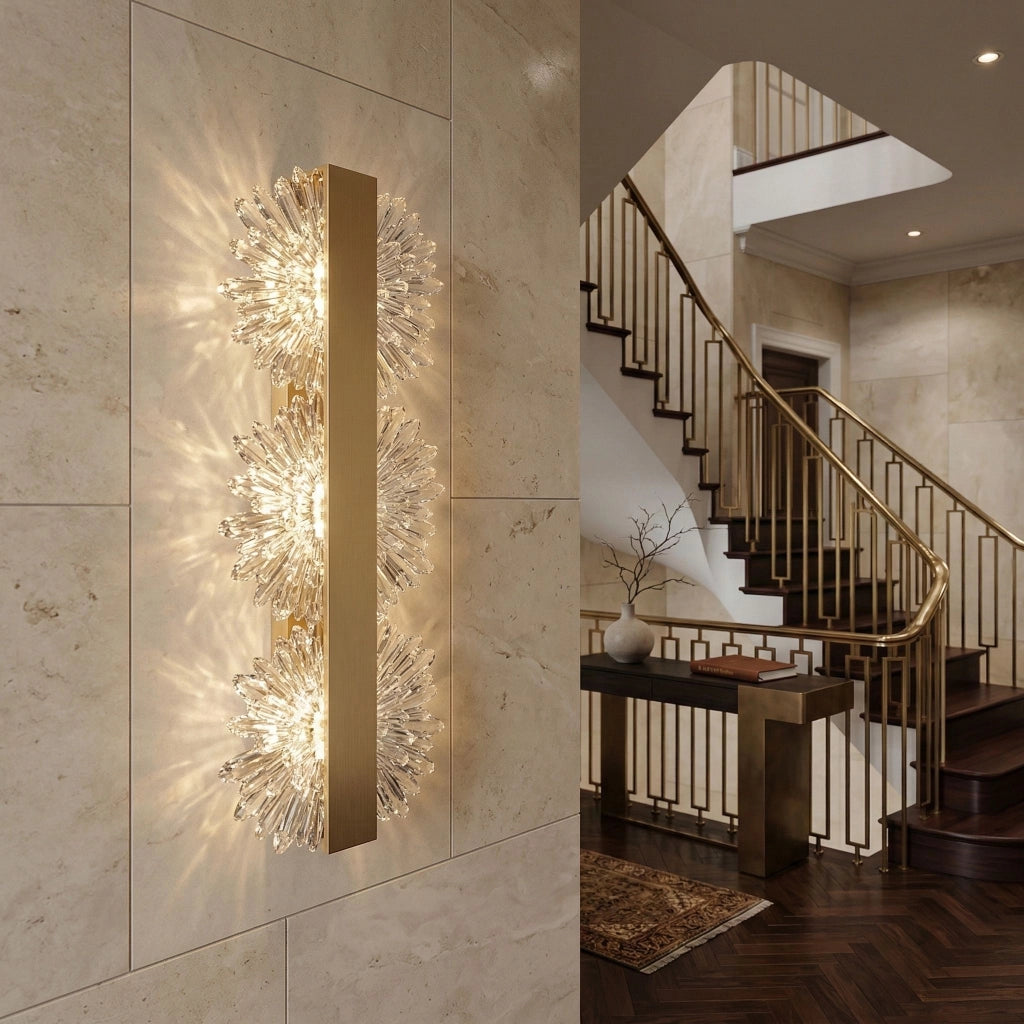 Applique Da Parete Led G149-3w Gold Brush