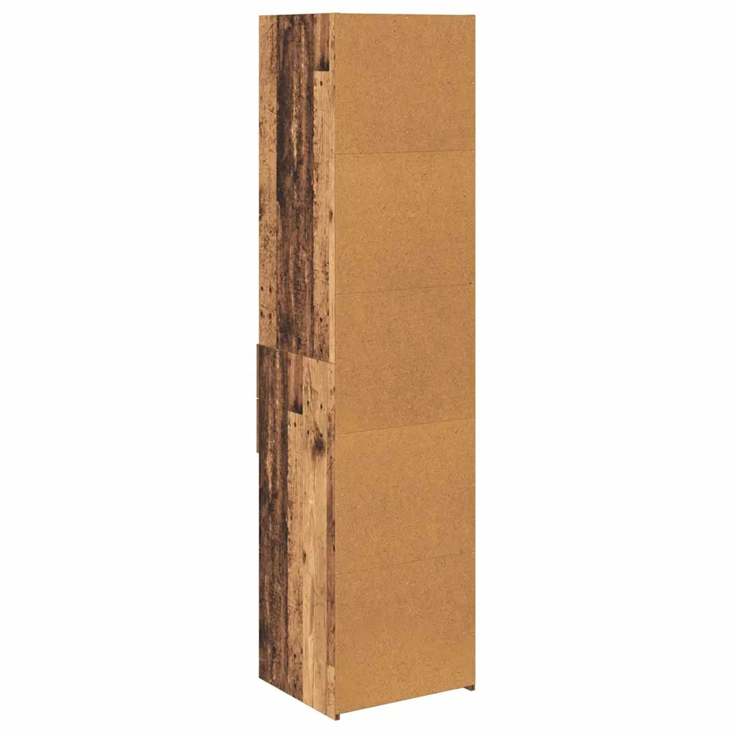 Credenza | Madia | Buffet da pranzo | Armadio da pranzo Legno vecchio 45 x 42,5 x 185 cm Legno multistrato