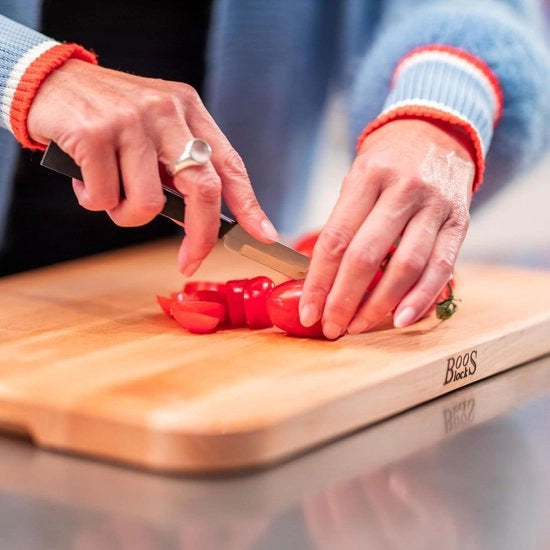 Panno di taglio multifunzionale in legno - 305 x 20 x 25 cm - piastra di taglio antibatterica - tavola da servizio in rovere - tavola per colazione - tavola per pranzo blocco di taglio