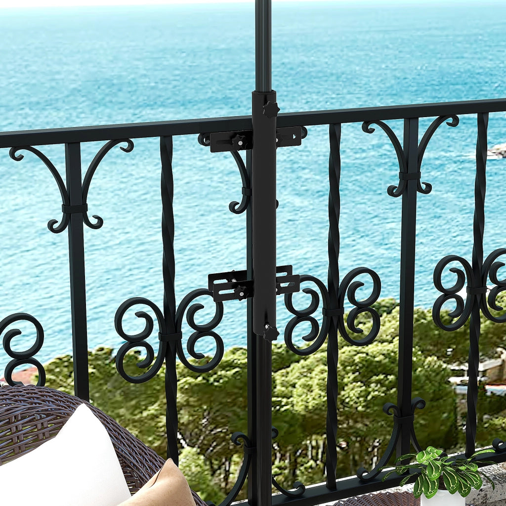Supporto Parasol per Balcone e Balustrade ¨C Zephmum ¨C Per Mastro 48mm e 38mm