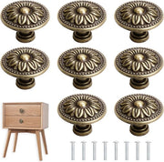Pomelli in Bronzo per Cassetto - Maniglie per Cassetto in Bronzo - Maniglioni in Bronzo per Cassetto - Hardware per Mobili - 30mm di Diametro