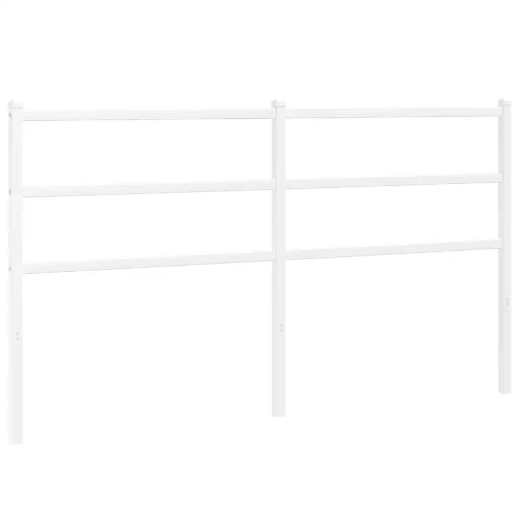 Testiera di Ricambio in Metallo Bianco 150 cm 355448