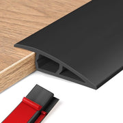 Profilo di transizione in PVC autoadesivo, profilo di transizione per altezza regolabile, profilo di transizione per pavimenti in parquet, laminati, listelli.