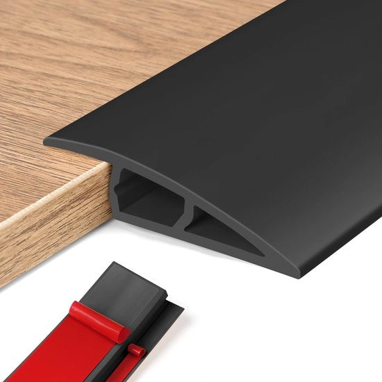 Profilo di transizione in PVC autoadesivo, profilo di transizione per altezza regolabile, profilo di transizione per pavimenti in parquet, laminati, listelli.