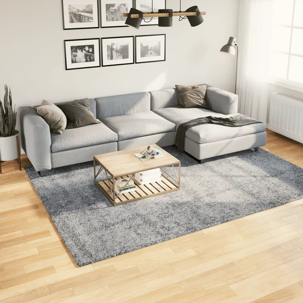 Tappeto Shaggy PAMPLONA a Pelo Lungo Moderno Blu 200x280 cm 375327