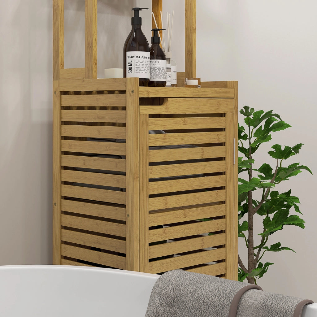 Colonna bagno in bamb¨´ ¨C zephmum ¨C 38.5x33x170 cm naturale