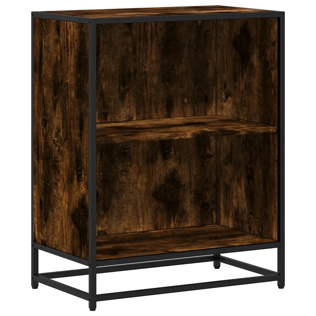 Libreria Rovere Fumo 60x35x76 cm in Legno Multistrato