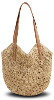 Borsa da Spalla per Donna in Stile Boho Grande per Spiaggia, Viaggio, Vacanze, Shopping