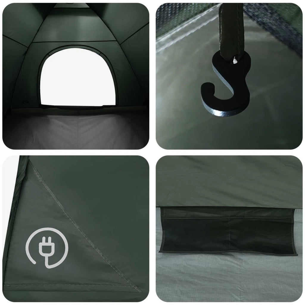 Tenda da campeggio con tetto Verde militare 335 x 275 x 180 cm 42028640