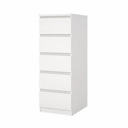 KIT CASSETTIERA NAIA 5 CASS 40X50X111CM BIANCO