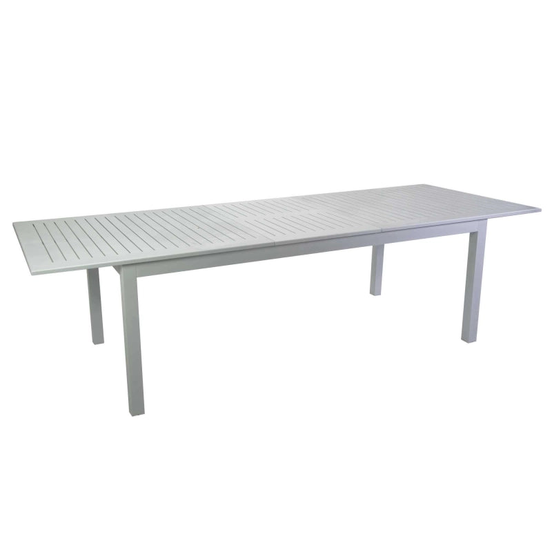 Tavolo alluminio Monterey allungabile bianco cm 220/280x100h75