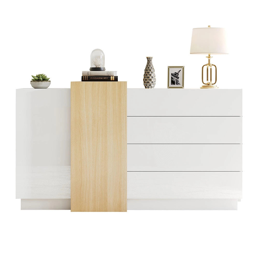 Buffet - Xylo - bianco minimalista spazio stoccaggio