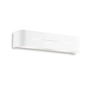 Applique Moderna Posta Metallo Bianco 2 Luci E14