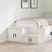 Armadio di stoccaggio  Bianco 127x41x40 cm in legno ingegnerizzato