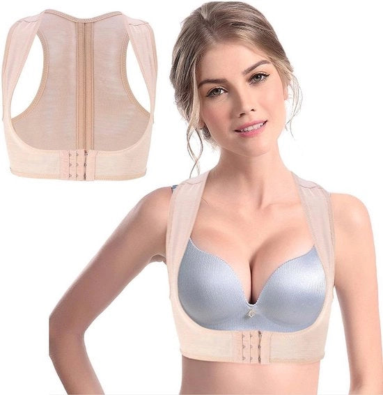 Correttore di posizione con regolazione di sostegno per seno per donna - Large - correzione di posizione con cinghia per spalla e collo.