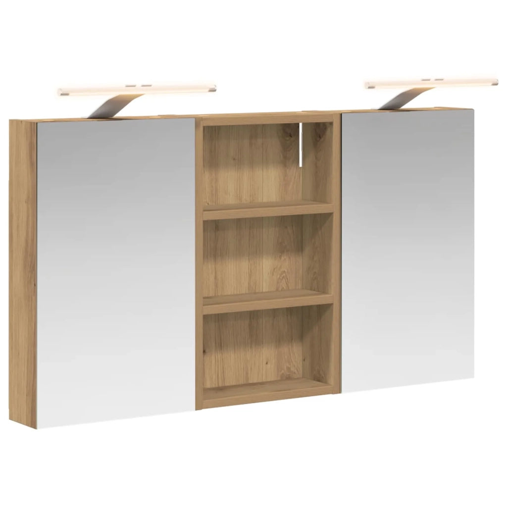 Set di Armadi da Bagno | Armadio da bagno con lo scaffale 3 pz 90 x 10,5 x 50 cm