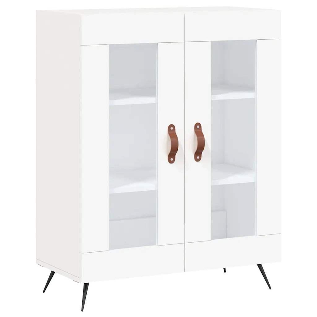 Credenza | Madia | Buffet da pranzo | Armadio da pranzo Bianca 69,5x34x180 cm in Legno Multistrato